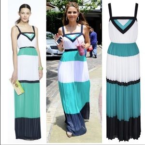 Milly for Banana Republic Long Pleated Dress